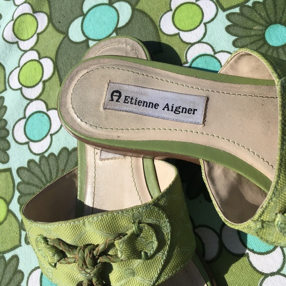 Etienne Aigner Monogram Tassel Flip Flop - Picture 10 of 10